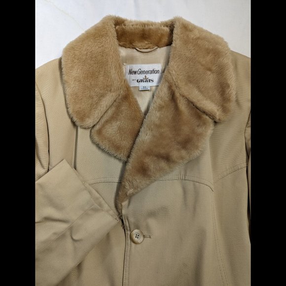Vintage 70s New Generation by Grais Long Coat Faux Fur Sz 42 Long EUC - Picture 6 of 6